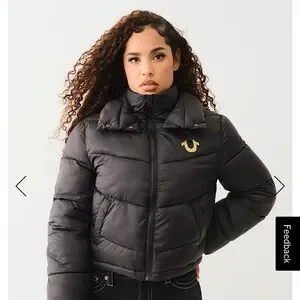 True Religion Jackets Coats True Religion Black Puffer
